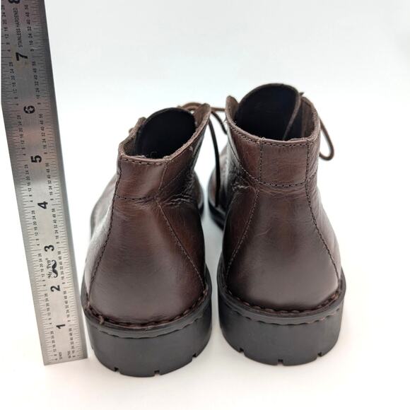 Børn Harrison Lace-Up Ankle Chukka Boots Leather Dark Brown Size US10.5 EU43 main image 5